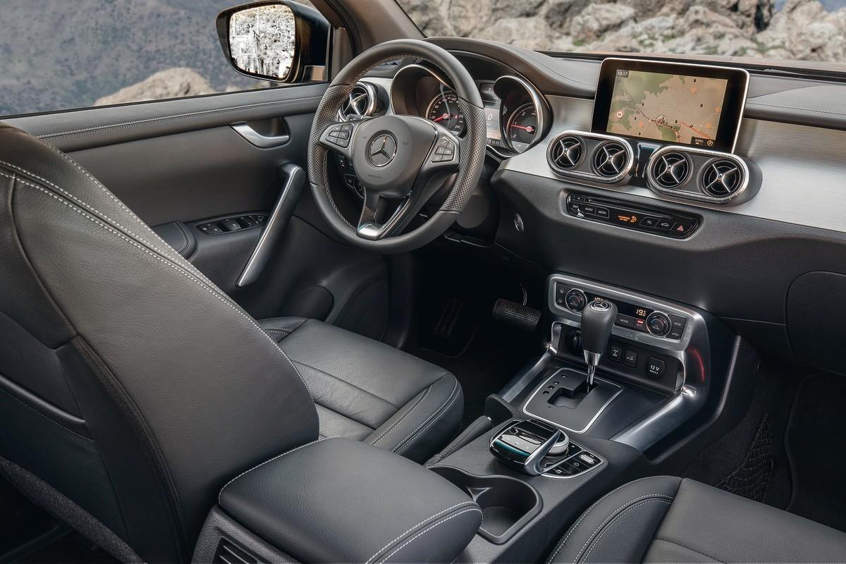 Er war auch von innen luxuriös: Der Pick-Up der Mercedes X-Klasse. | Foto: Daimler Benz