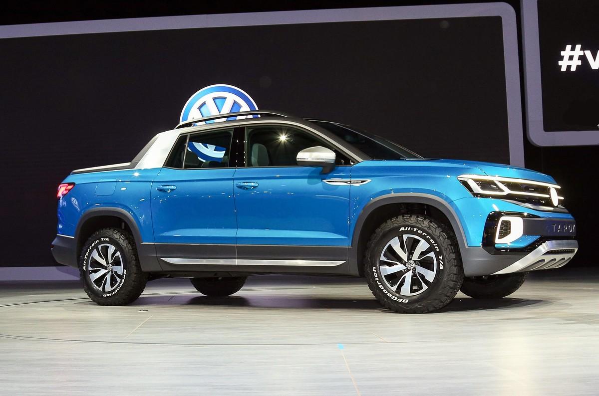 Das Konzept des Pick-Up VW-Tarok wurde 2019 von VW vorgestellt. | Foto: Volkswagen AG