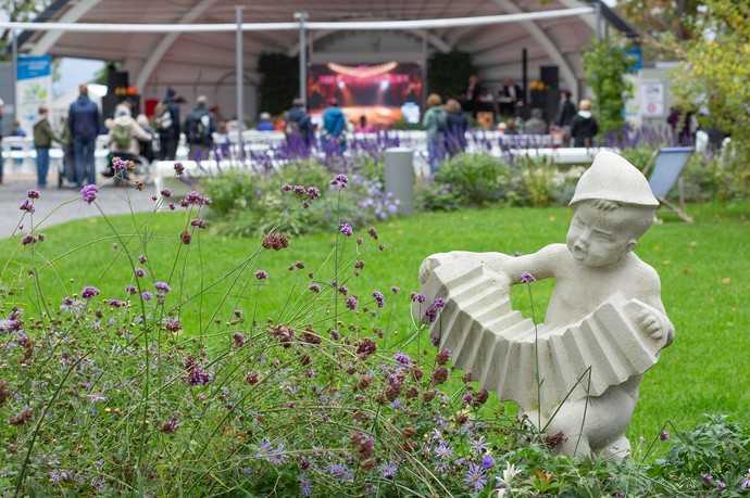 Die Landesgartenschau in Bad Dürrenberg empfängt ihre Besucher noch bis zum 13. Oktober. | Foto: Landesgartenschau/Colette Dörrwand