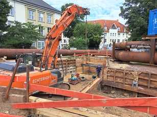 Kanalumlegung ebnet Weg für neue Straßenbahntrasse