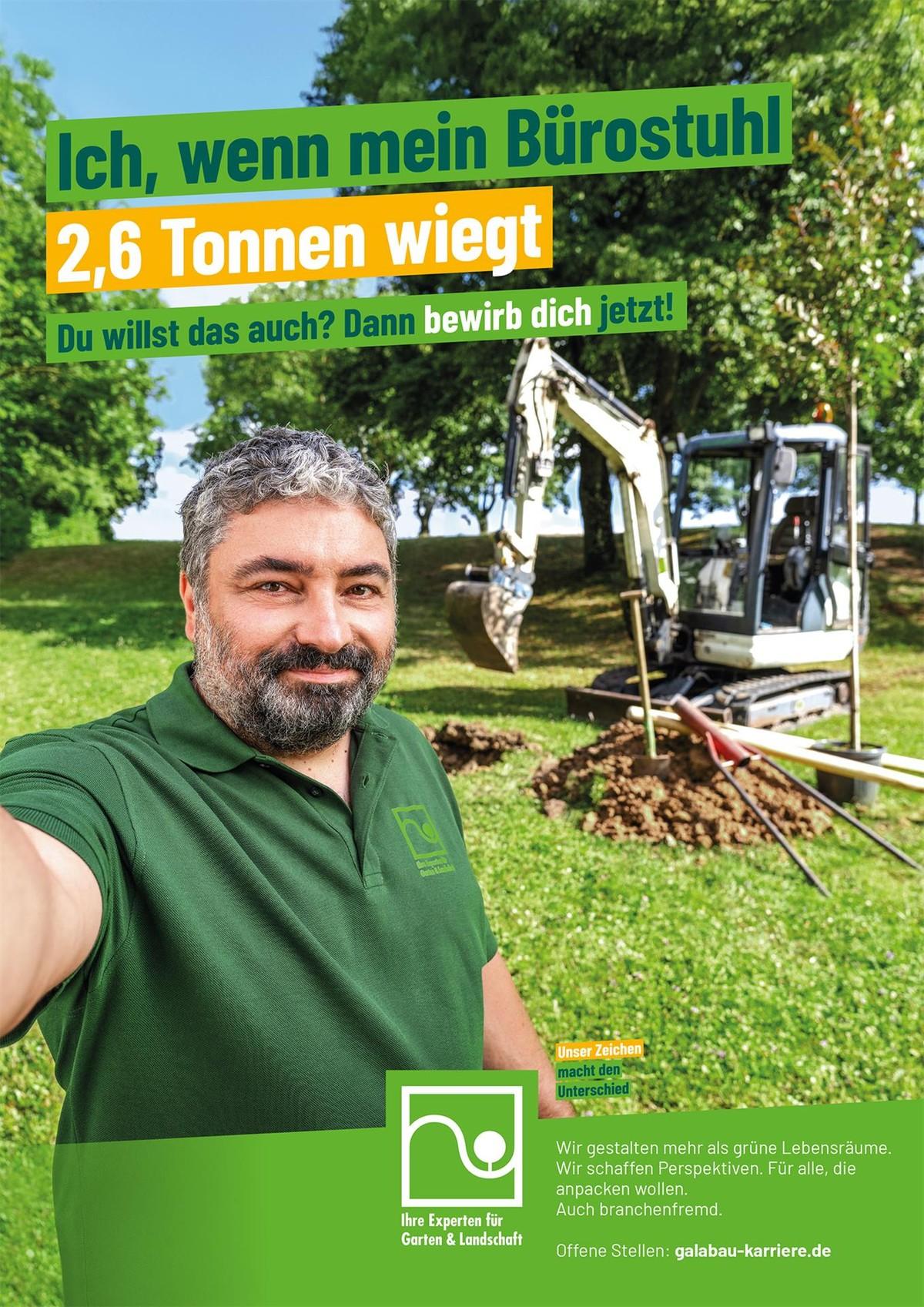 GaLaBau-Arbeit in Aktion: Die Kampagne zeigt echte Fachbetriebe bei ihren täglichen Aufgaben. | Foto: BGL