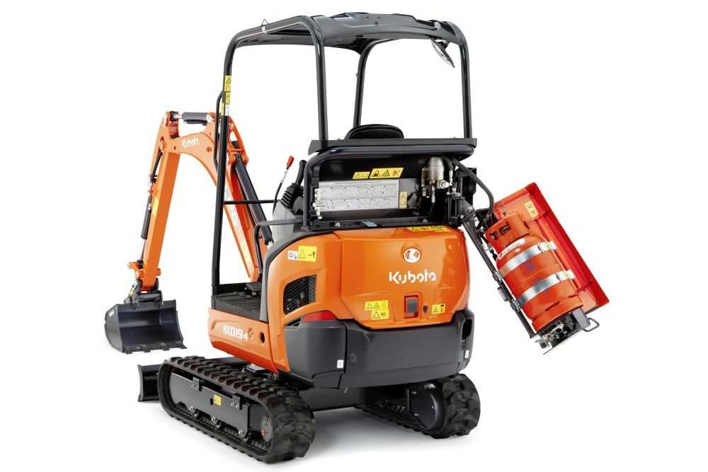 Kubota-KX019-4 LPG weltweit erster Minibagger mit serienmäßigem Flüssiggasantrieb