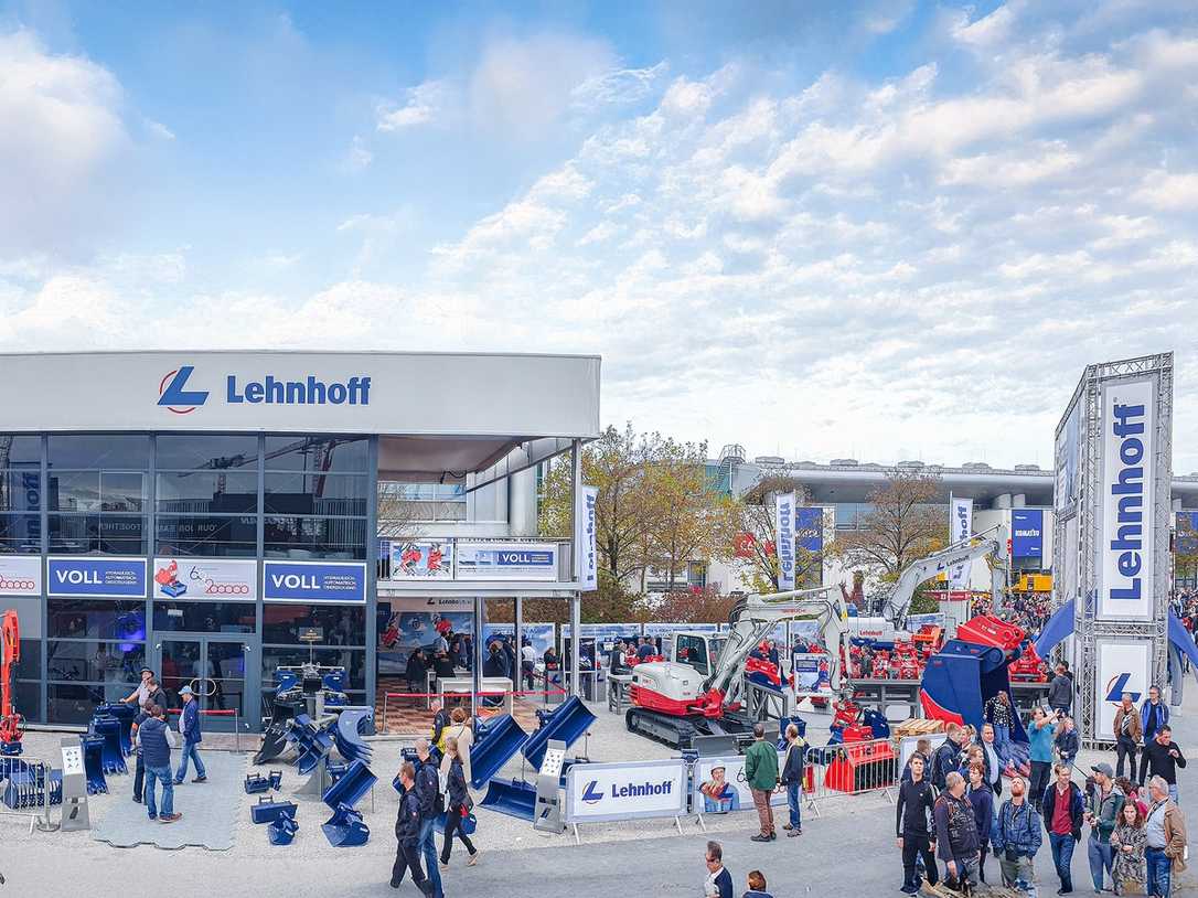 Lehnhoff auf der bauma 2025: densymmetrische Schnellwechsler SQ70/55V als Neuheit