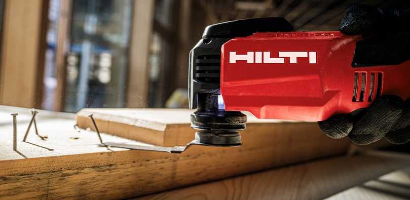 Das Multitool ist vielseitig, auch bei Umbauten, Sanierungen und bei der Wiederverwendung von Materialien. | Foto: Hilti