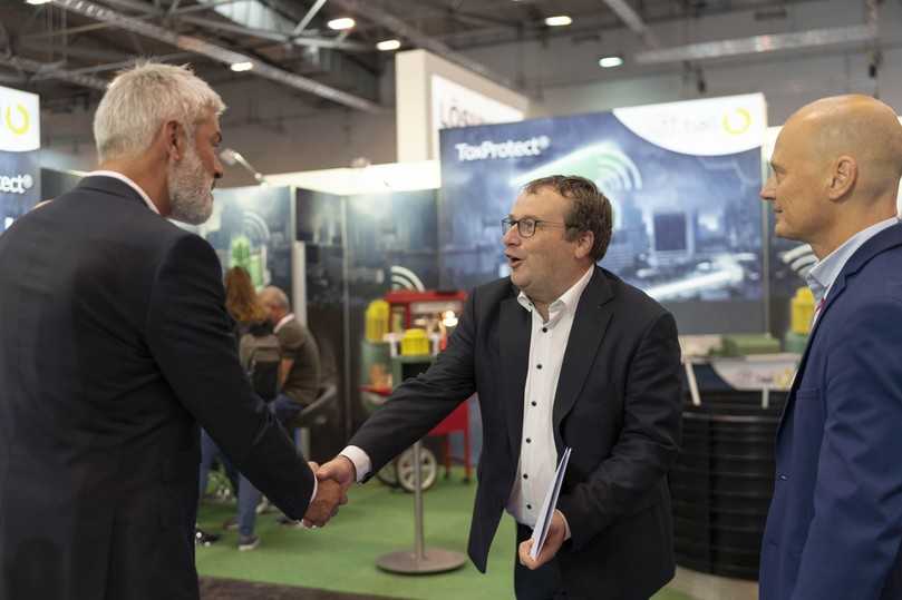 Minister Oliver Krischer beim Besuch auf der Fachmesse InfraTech | Foto: Rotterdam Ahoy N.V.