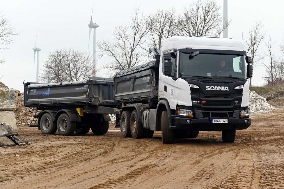 Scania 560 G XT 6x4 Kipper im Test: Starkes Stück am Bau