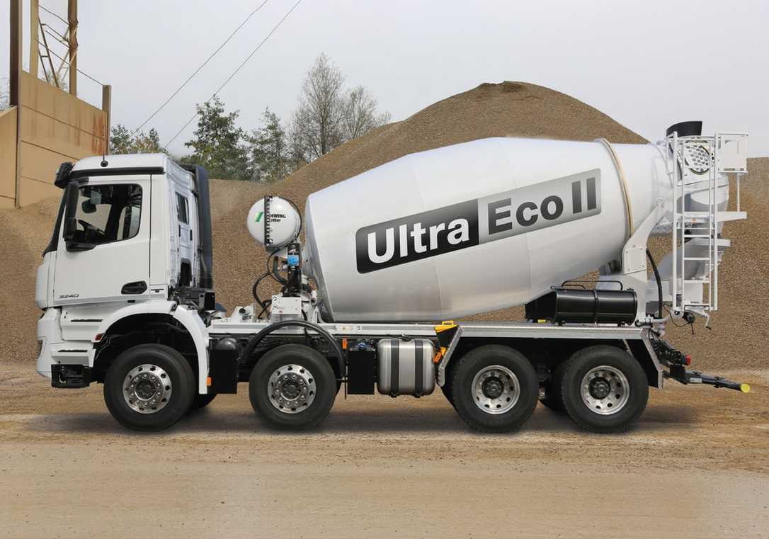 bauma 2022: Erster Stetter-Fahrmischer mit Trommel aus Hardox 500 Tuf