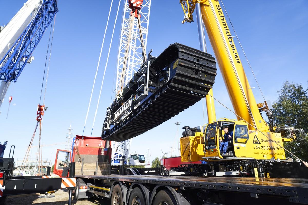 Baumaschinen unter blauem Himmel - so bleibt es hoffentlich bis zur bauma. | Foto: Messe München GmbH