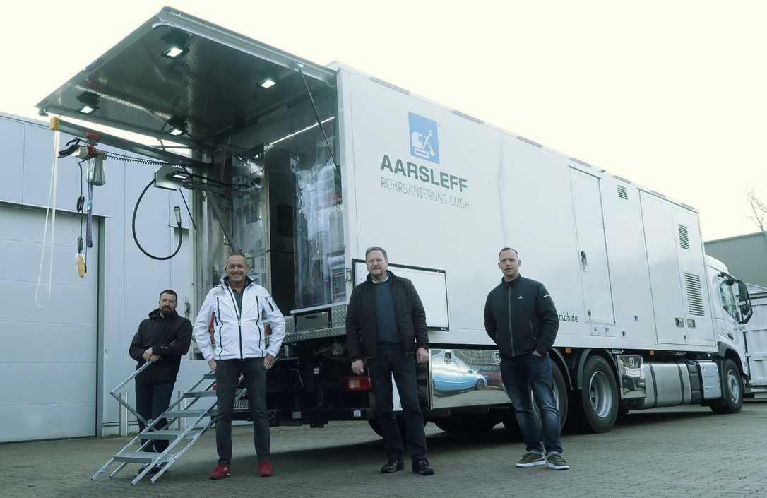 Power-Aushärtung: Neue UV-Anlage für Aarsleff Rohrsanierung