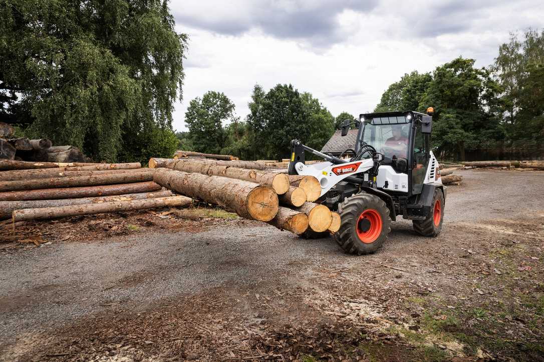 Kompakter Bobcat-Radlader für Landschaftsbau, Winterdienst & Co.