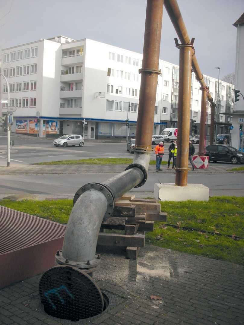 Rohrbrücken und Übergabestelle der Wasserhaltung | Foto: Pipefocus Bezela GmbH