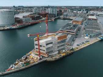 Neue Firmenzentrale für Bjarke Ingels im Bau