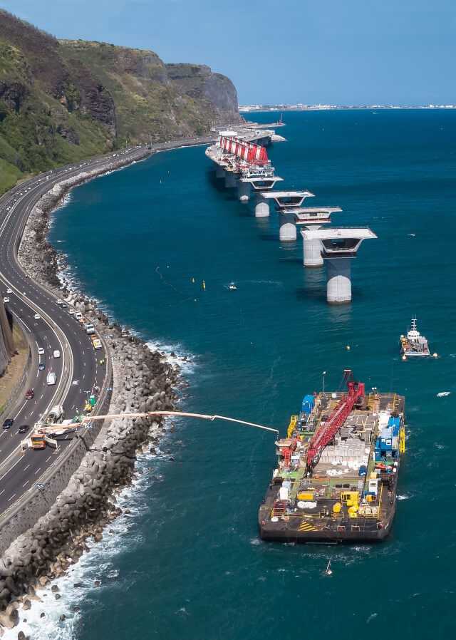 La Réunion baut Autobahn auf dem Indischen Ozean