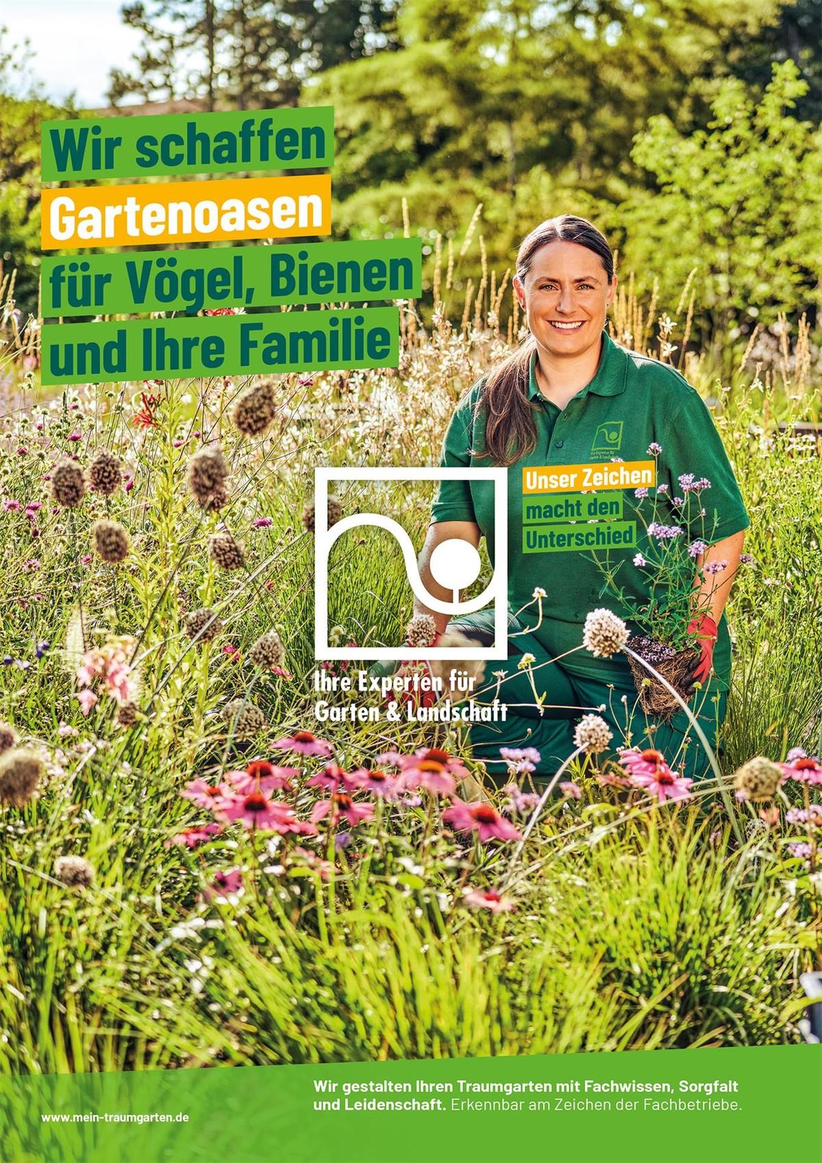 Mit Fachwissen und Leidenschaft: Lebendige Grünräume entstehen durch die Kompetenz der Landschaftsgärtnerinnen und -gärtner. | Foto: BGL
