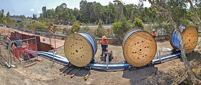 Außergewöhnliches Projekt Nummer 1: Mit drei Primus Linern DN 450 und einem speziellen Reduzierstück wurde die Wasserleitung DN 900 saniert und sicherte so eine Nutzung von fast 60 Prozent der ursprünglichen Leistung. | Foto: Rädlinger primus line