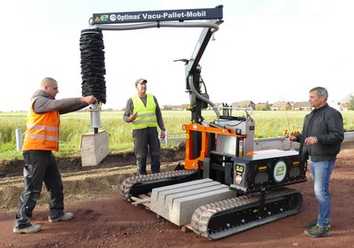 Der elektrische Helfer im kommunalen Wegebau