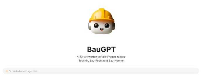 BauGPT ist eine speziell für die Bauindustrie entwickelte KI-Lösung. | Foto: Crafthunt