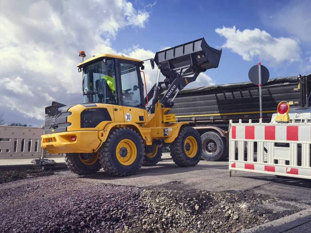 Volvo CE Markteinführung der kompakten Radlader L30 und L35