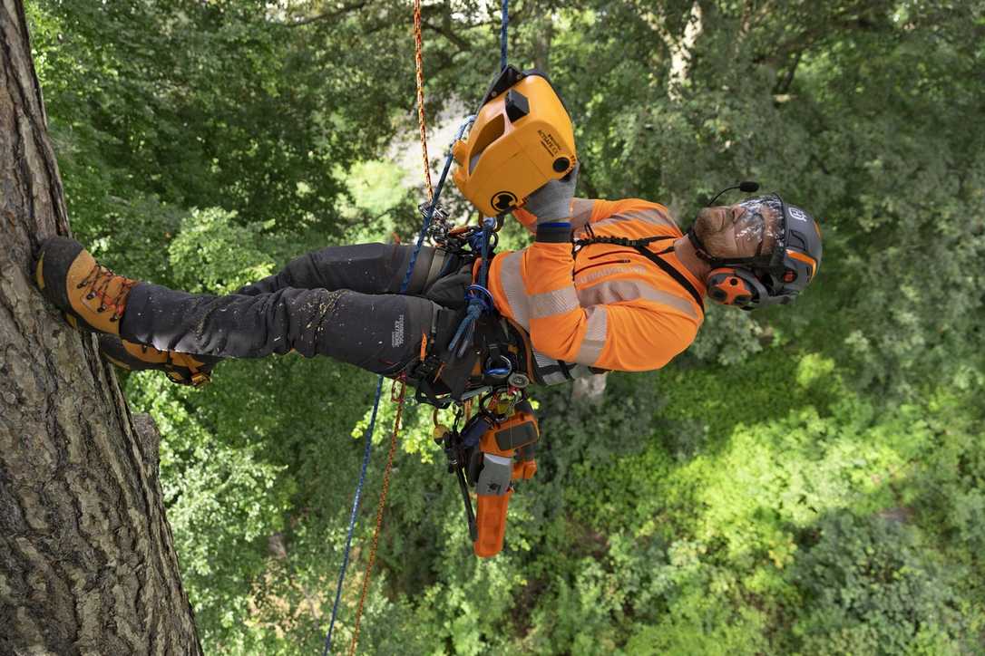 Husqvarna Power Ascender: Neuer Akkulift für Baumpfleger