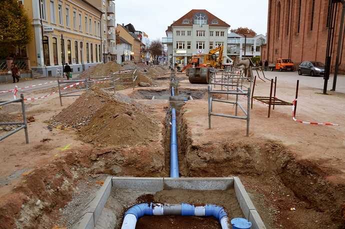 HS-Sickerrohre können bei der Verteilung von Gießwasser im Untergrund helfen und für die gezielte Bewässerung eingesetzt werden. | Foto: Funke Kunststoffe