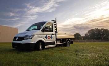 VW Crafter mit Allrad-Lösung