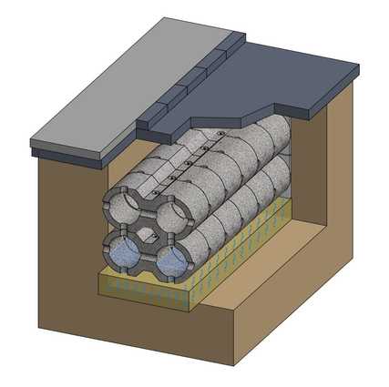 Regenwasserversickerung für enge Straßenbauprojekte