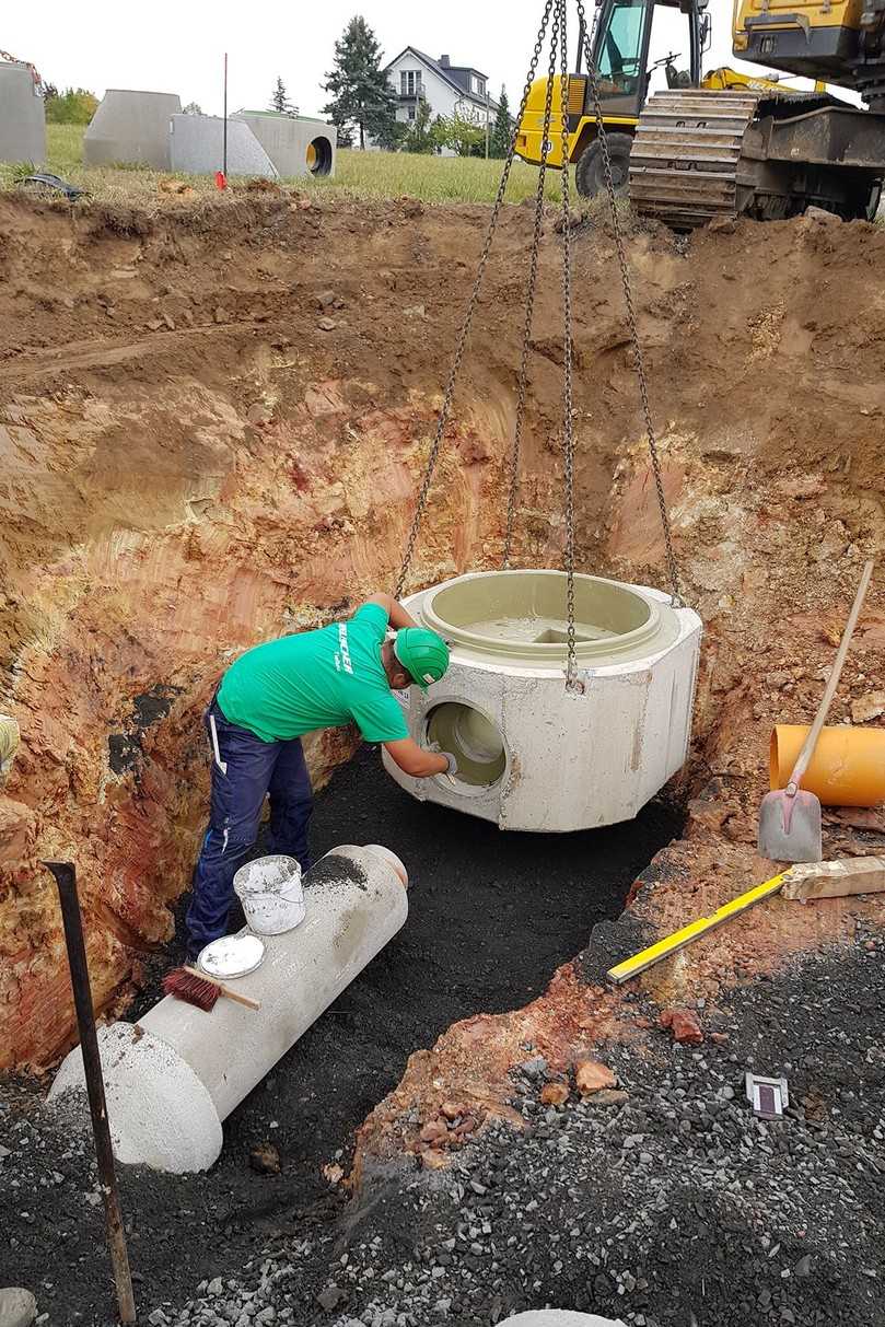 Fabekun-Kanalrohre und -Schachtunterteile bieten aufgrund ihrer Werkstoffkombination vielfältige Vorteile; das macht sie insbesondere für einen Einsatz in Wasserschutzgebieten zu einer guten Wahl. | Foto: P.V. Betonfertigteilwerke GmbH