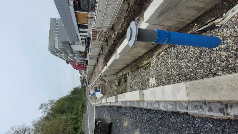 Auch das zweite Großprojekt in der Castroper Straße hat inzwischen den Praxistest bei Starkregen mit Bravour bestanden. | Foto: Stadt Bochum