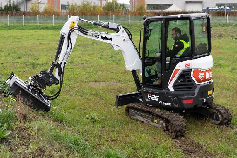 Der Brushcat-Rotationsmäher von Bobcat mit kraftvoller Schneid- und Mulchleistung eignet sich zum Einsatz in Gebieten mit Wildwuchs. | Foto: Bobcat