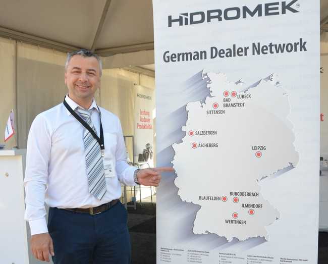 Sebastién Zilyas, Hidromek-Vertriebsleiter für Deutschland, freut sich über den schnellen Ausbau des hiesigen Händlernetzes: 2019, ein Jahr nach dem Marktstart, konnte er schon acht Händler im ganzen Bundesgebiet verbuchen. | Foto: B_I/Stellmach
