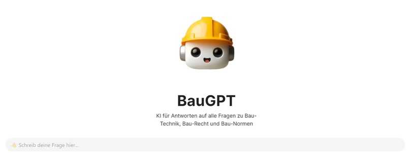 BauGPT ist eine speziell für die Bauindustrie entwickelte KI-Lösung. | Foto: Crafthunt