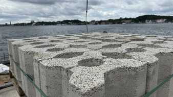 CO₂-armer Beton für ein künstliches Riff