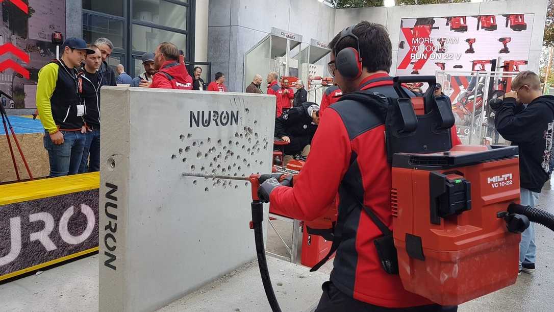 Hilti zeigt neue Akku-Plattform Nuron auf der Bauma 2022