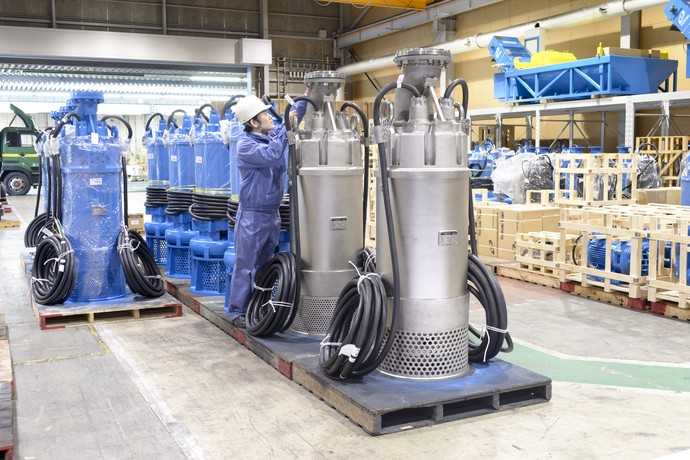 Pumpenbau in Japan: Derzeit erhöht der Hersteller seine Fertigungstiefe. Für Motoren wird eigens ein neues Werk errichtet. | Foto: Tsurumi