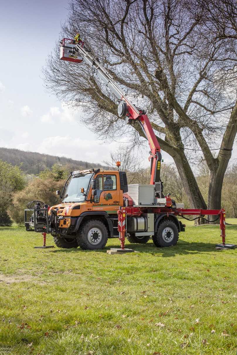 Auch für Forstarbeiten einsetzbar: der Unimog von Mercedes Benz | Foto: Daimler Truck AG