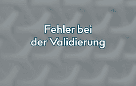 Validierung EU-Veröffentlichungen