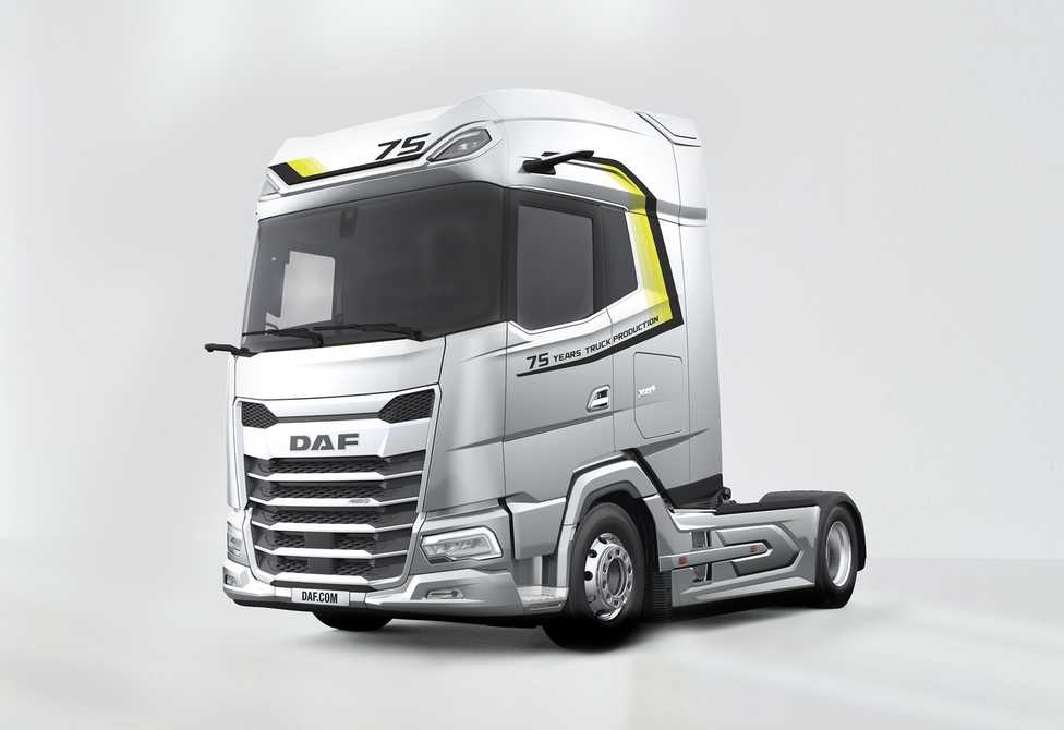 Lkw-Sondermodell DAF XG+ zum 75-jährigen Jubiläum