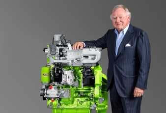 JCB Powertrain zeigt Wasserstoffmotor auf der bauma 2025