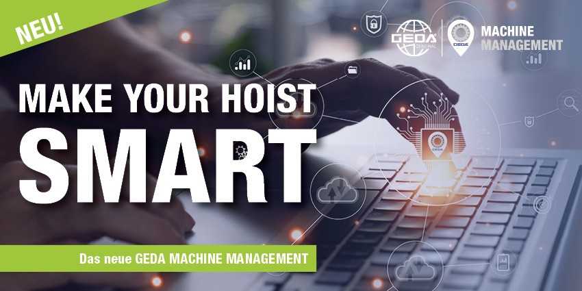 GEDA Machine Management – die smarte Welt der GEDA Aufzüge!