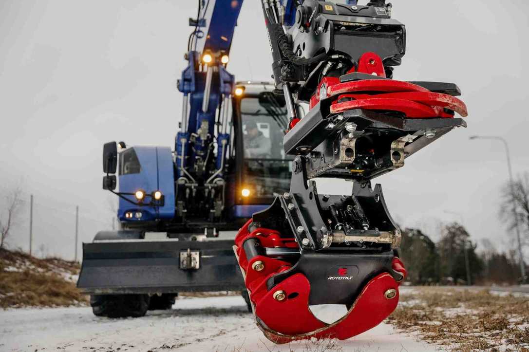 Rototilt Adapterrahmen für Bagger-Anbaugeräte Schnellwechsler und Tiltrotatoren