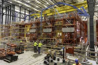 Betonage der Tunnelelemente hat begonnen