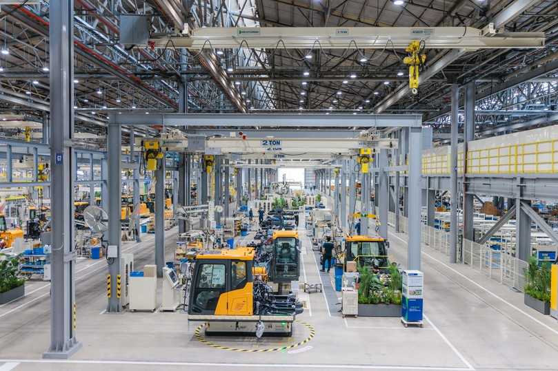 Smarter, schlanker, produktiver: Hyundais modernisierte Fabrik kann jetzt über 50 Prozent mehr Maschinen bauen. | Foto: HD Construction Equipment Smarter, schlanker, produktiver: Hyundais modernisierte Fabrik kann jetzt über 50 Prozent mehr Maschinen bauen. | Foto: HD Construction Equipment