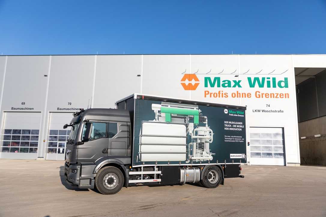 Mudcleaner: Recycling-Truck auf der Nordbau 2025 Mudcleaner: Recycling-Truck auf der Nordbau 2025