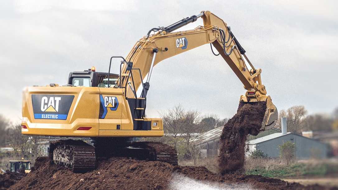 Zeppelin und Caterpillar zeigen auf der bauma Elektro-Kettenbagger Cat 320 Zeppelin und Caterpillar zeigen auf der bauma Elektro-Kettenbagger Cat 320