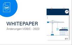 Neues Whitepaper erläutert Änderungen in VOB/C 2023