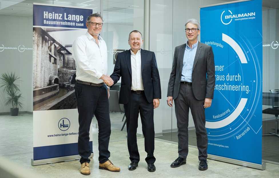 Bauunternehmen Heinz Lange von Braumann Tiefbau GmbH übernommen