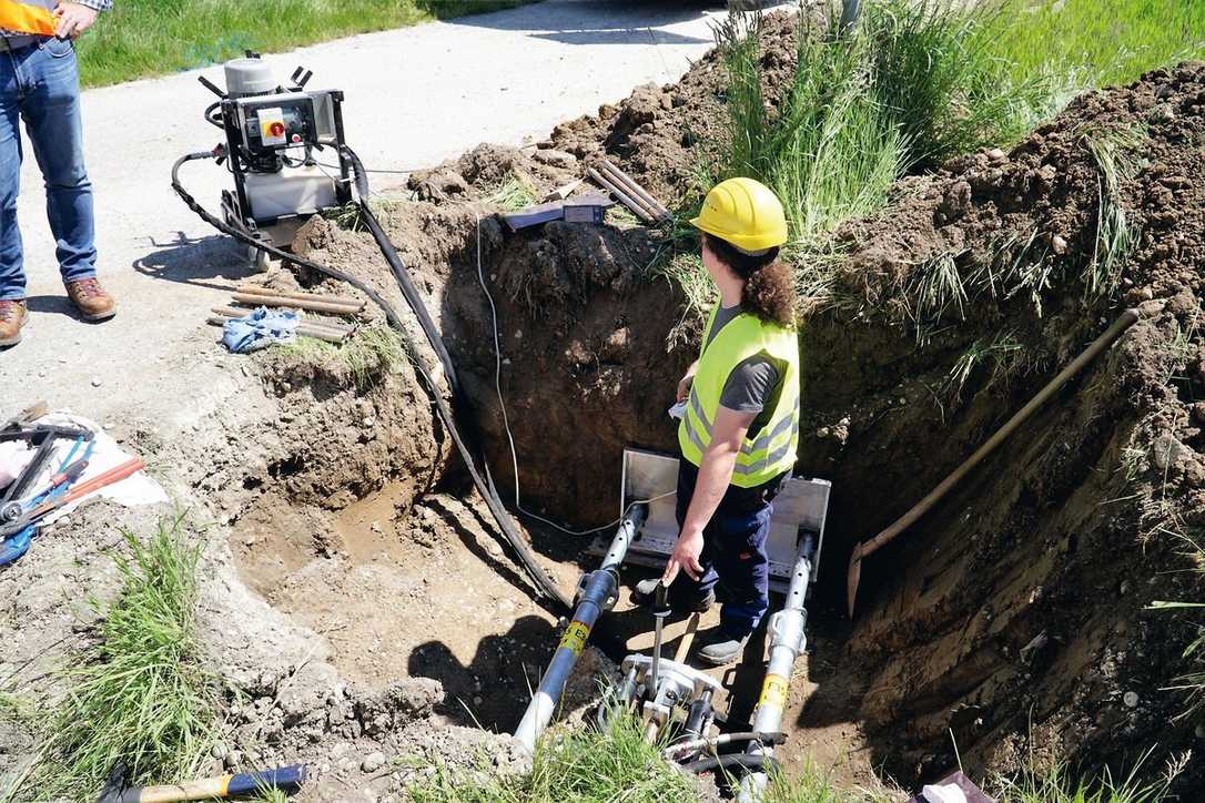 Grubenbohranlage Rexacore: Schnelle und effiziente Verlegung von Leitungen