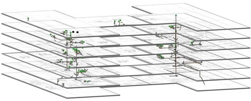 Digitale Dokumentation in 3D zu den Leitungsverläufen im Barthels Hof | Foto: Pipe Bull