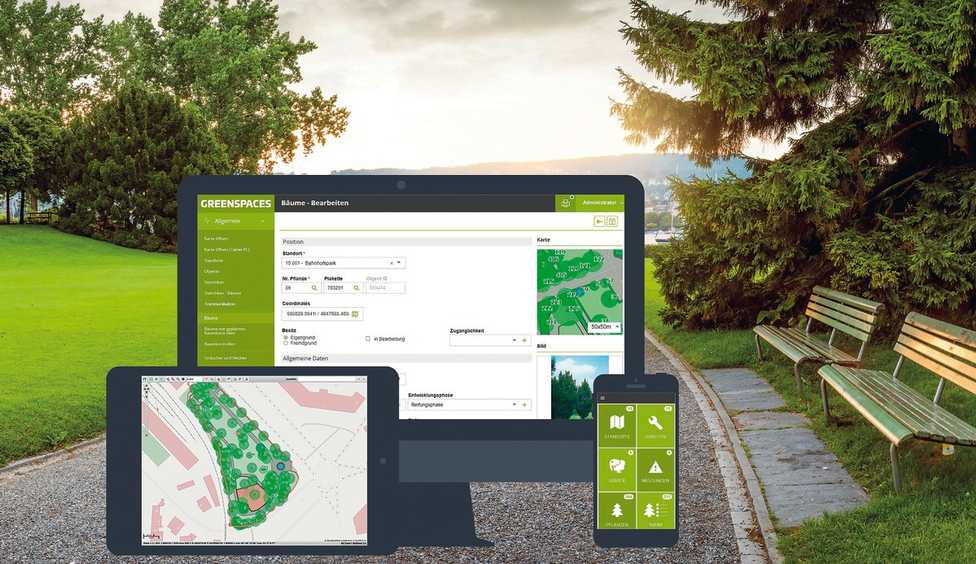 Verwaltungs-Software "GreenSpaces": Grünanlagen, Bäume und Spielplätze effizient managen