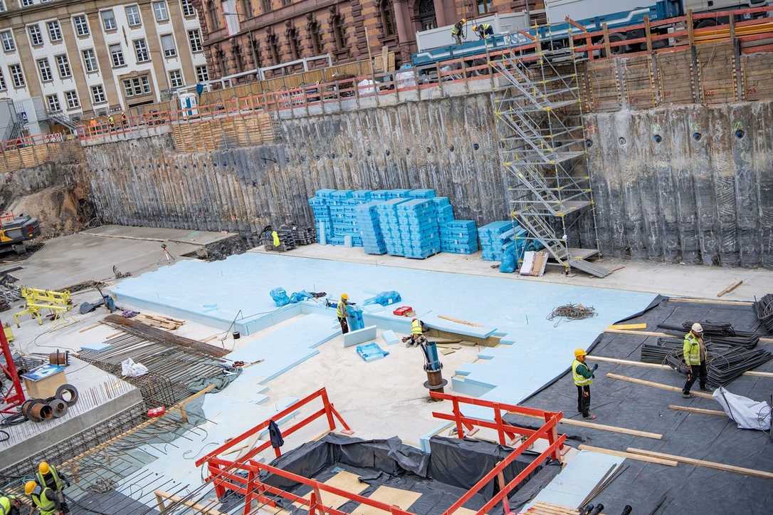 Justizzentrum Frankfurt: Hochtief setzt auf XPS-Dämmung von Ravago Justizzentrum Frankfurt: Hochtief setzt auf XPS-Dämmung von Ravago